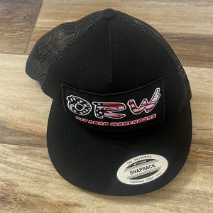 Off road warehouse men’s black SnapBack hat